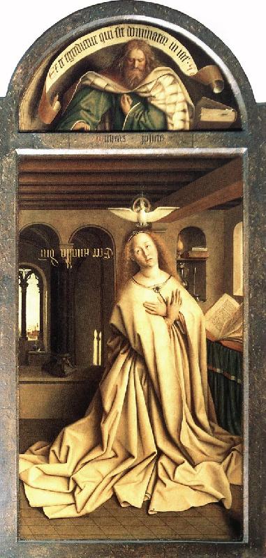 EYCK, Jan van Mary of the Annunciation France oil painting art